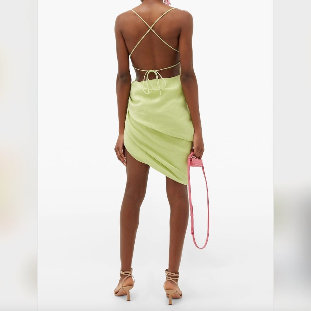 **NWT - Jacquemus Green 'La Robe Saudade' Dress - SZ 36 - Picture 2 of 16